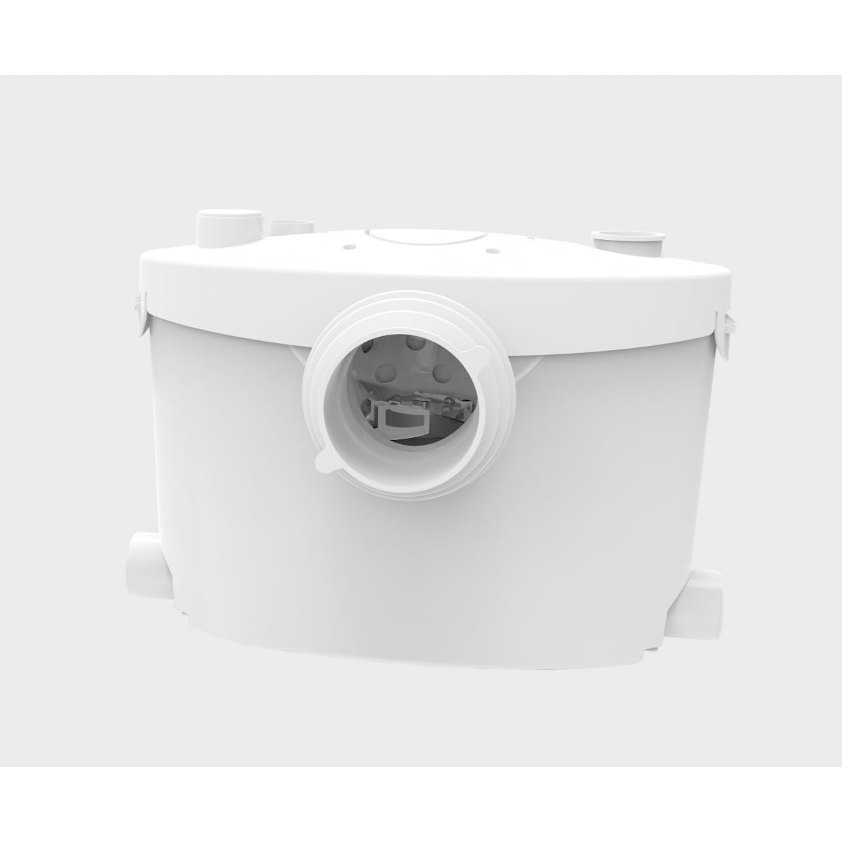 Broyeur WC Sanitaire Adaptable Silencieux marque Française BSF-550-UP | Broyeur Sanitaire avec Trappe de Maintenance rapide pour salle de Bain et WC, Puissance de Relevage et Broyage 550 watts