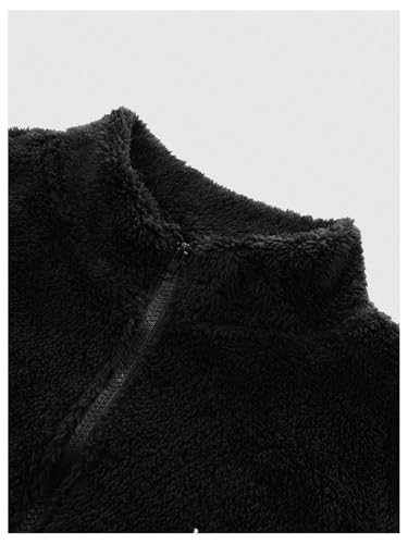 SOLY HUX Men's Zip Up Fleece Jackets Long Sleeve Graphic Preppy Outerwear Winter Coats3