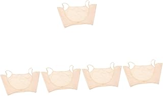 Didiseaon 5 Peças Almofadas De Suor Nas Axilas Meninas Camisetas Para Meninas Regatas De Praia Camisas Curtas Almofadas De Axilas Para Suar Mulheres Laváveis Nas Axilas Colete De Suor