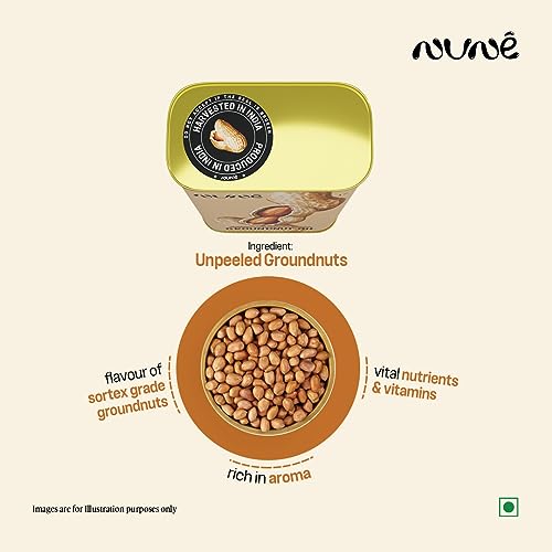 Image of Nune Combo of Single Pressed Cold Pressed Safflower and Groundnut Oil - 1 Litre Each | Plastic Bottles | Single Pressed 100% Cold Pressed | No Preservatives | No Additives