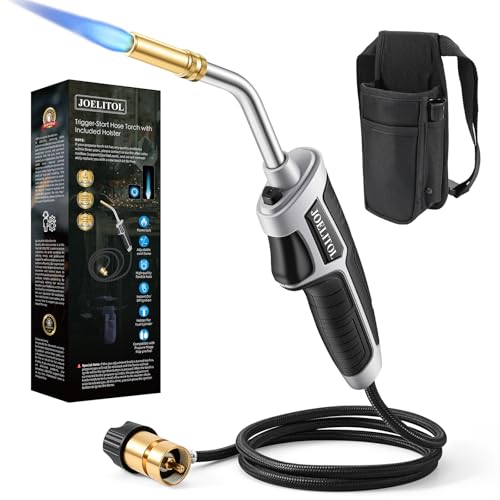 Propane Torch Head with Holster, 5ft Hose, Trigger Start