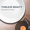 Corelle Vitrelle 8-Piece Dinner Plates Set Triple Layer Glass and Chip Resistant, Lightweight Round Plates, Winter Frost White #5