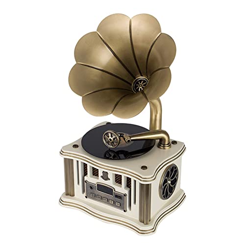 Tourne-Disque Gramophone rétro avec Haut-parleurs sans Fil, Lecteur/Radio FM/USB, Bluetooth 4.2 Chaque Famille - Les Beatles, Paul McCartney, John Lennon, RIngo Starr, George Harrison Tourne-Disque Gramophone rétro avec Haut-parleurs sans Fil, Lecteur/Radio FM/USB, Bluetooth 4.2 Chaque Famille