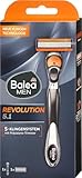 Balea MEN Revolution 5.1 Rasierer - 5-Klingensystem mit Präzisionstrimmer