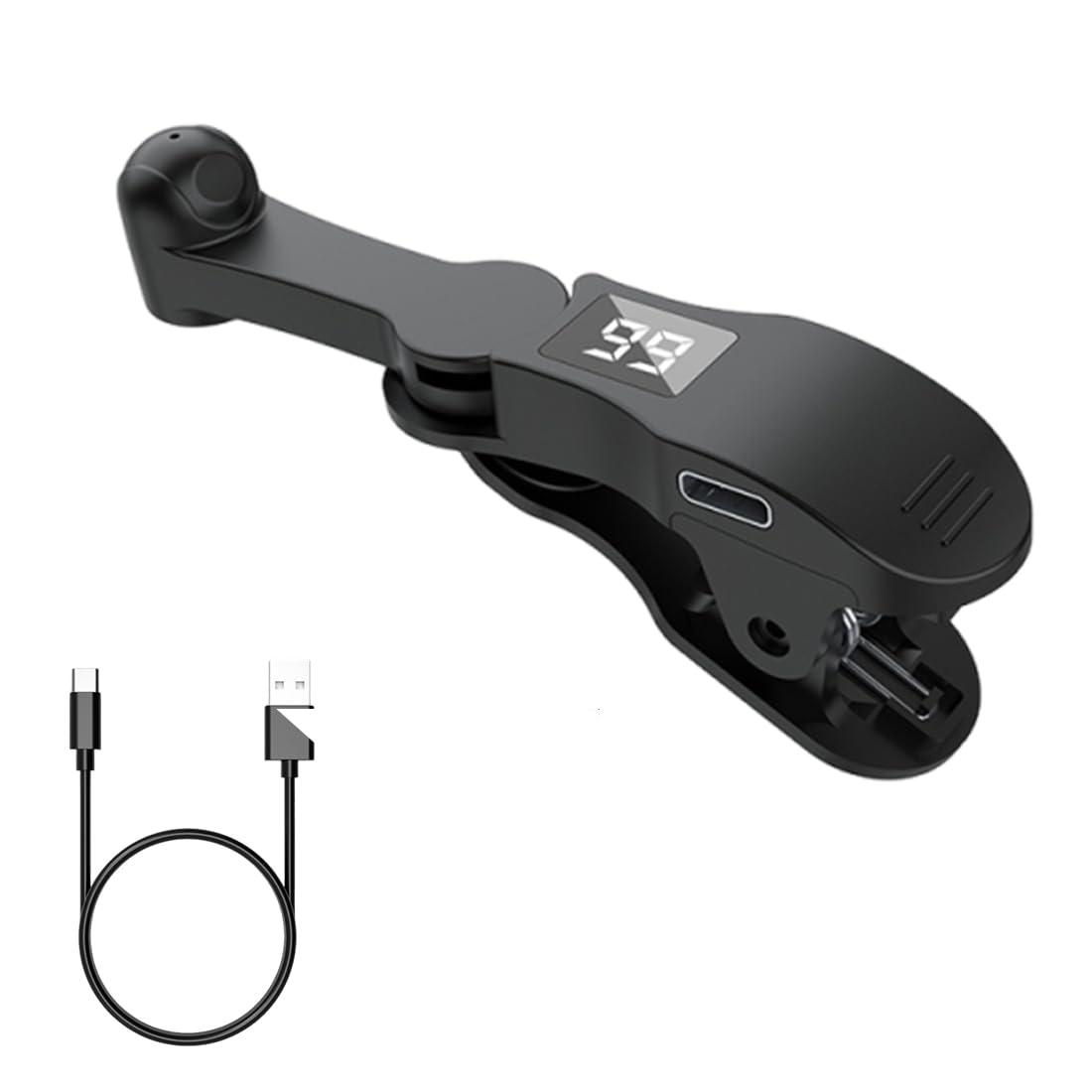 Auto Screen Clicker Portable Simulé Doigt Clic Continu Vitesse Réglable Clicker Physique Adapté aux Jeux, Noir
