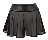 Material: Ausgestellter Chiffon-Rock, besteht aus 90% Polyamid, 10% Elasthan, Einsatz: 90% Polyester, 10% Elasthan