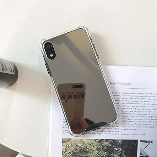 Murmaz Iphone Xr Case Mirror Case With [Reinforced Corner] Hard Back+Soft Rubber Bumper [Shockproof] Protective Case Cover For Girls Woman Makeup Touch Up And Back Camera Selfies (Mirror Xr-6.1) #TOP2