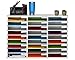 AdirOffice Wooden Literature Organizer Sorter - Stackable Mail Craft Paper Storage Holder with Removable Shelves for Office, Classrooms, and Mailrooms Organization (27 Compartment, White)