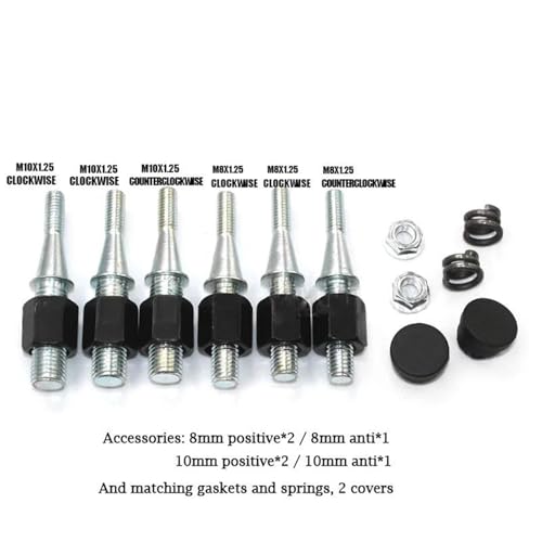 Espejos retrovisores para Yamaha FZ8 con visión lateral óptima universal 4