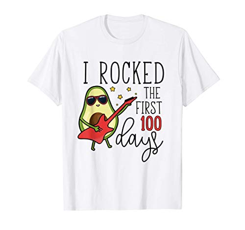 I Rocked the First 100 Days - Cool 100th Day of School Camiseta