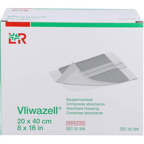 VLIWAZELL Saugkompressen steril 20x40 cm 12 St