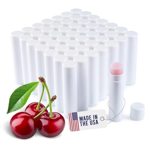 Lip Balm Bulk Unlabeled - Made in USA Bulk Chapstick - Natural Ingredients Vitamin E Shea Butter - Custom Chapstick Bulk For Party & Wedding Favors