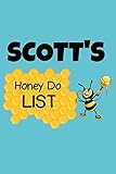 Scott's Honey Do List: Personalized Honey-Do Notebook for Men Named Scott - Cute Lined Note Book Pad...