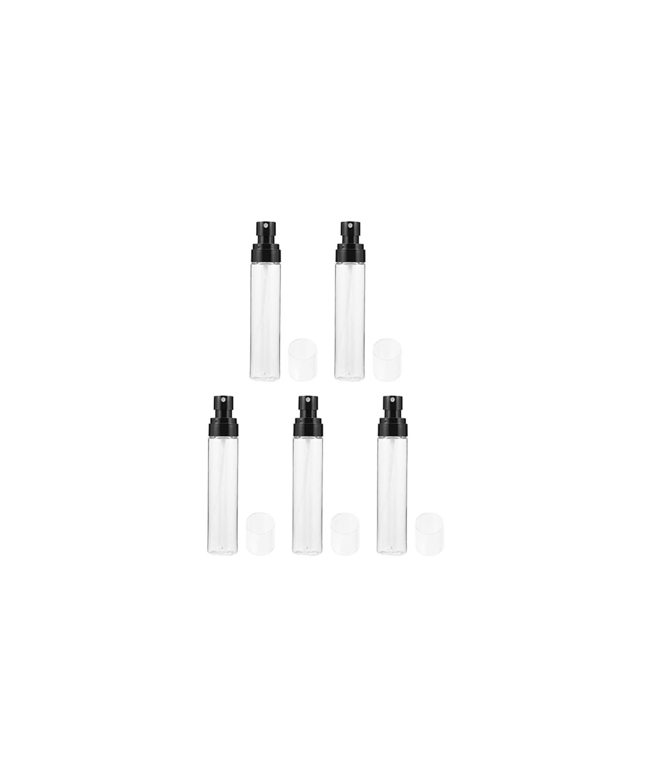 dfEDRd perfume spray bottle, 5pcs Travel Size Spray Bottle 60ML, Refillable Cosmetic