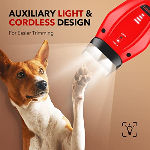DOG CARE Dog Grooming Kit, Smart 3-Mode, Heavy-Duty Dog Grooming Clippers withRechargeable 180-mins Battery, Cordless… - Image 7