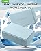 Trideer Yoga Block, Soft Non-Slip Surface Premium Foam Blocks, Supportive, Lightweight, Odor Resistant, Yoga Accessories for Pilates Meditation General Fitness Stretching Toning (Light Blue-2 Pack)