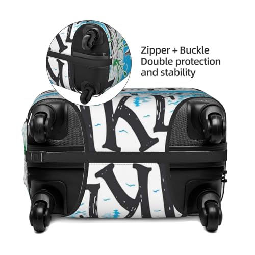 Life Is Better At The Lake Luggage Cover for Suitcase, Suitcase Cover Protector Fit 29-32 Inch Luggage Travel Accessories, XL4