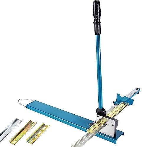 Coupe-rail DIN de 50 cm pour rails en acier et aluminium de 35 mm, double rainure