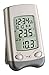 TFA Dostmann Wave Funk-Thermometer, Außentemperatur, Innentemperatur, Höchst- und Tiefstwerte, mit Uhrzeit, Wochentag, Datum, L 70 x B 30 (66) x H 115 mm