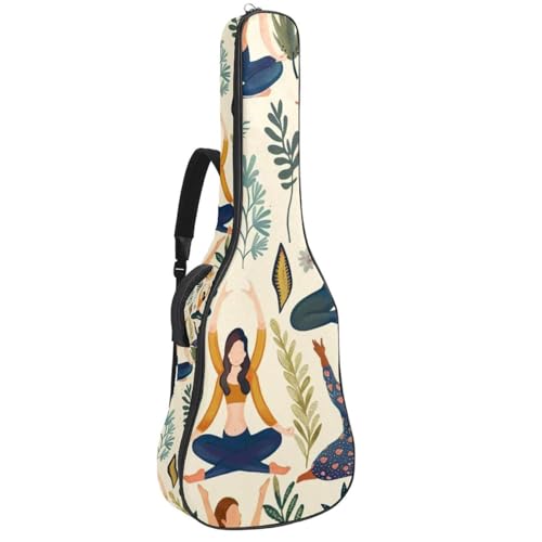 Sac à dos guitare imperméable anti-rayure 109 cm étui souple Oxford pour un transport sans effort