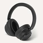 Amazon Basics Hybrid Active Noise Cancelling Headphones, 35 Hours Playtime with ANC on and 45 Hours with ANC Off, Wireless, Over Ear Comfortable Fit, Bluetooth, One Size, Black