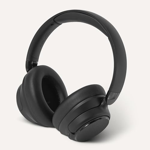 Amazon Basics Hybrid Active Noise Cancelling Headphones, 35 Hours Playtime with ANC on and 45 Hours with ANC Off, Wireless, Over Ear Comfortable Fit, Bluetooth, One Size, Black by Amazon Basics - Used condition - Image 5