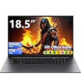 BWPED 18.5' Laptop | 24GB RAM + 1TB SSD | 3.4GHz Core m3 | 48Wh Battery | 3xUSB | HDMI | RJ45 | Dual-Band Wi-Fi | BT 5.0 | Grey