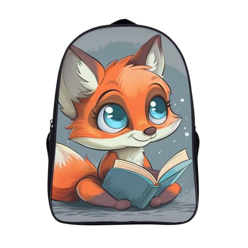 Sac à dos enfant renard dessin animé pour école maternelle 40x28x16cm