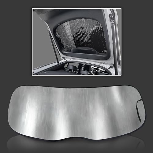 Custom Fit Rear Tailgate Window Reflective Sun Shade for 2018 2019 2020 2021 2022 2023 Kia Stinger Sedan, Insulated Window Sunshade Privacy Accessories Blockout UV Reflector Protection - Made in USA