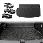 TripleAliners Trunk Floor Mat All Weather Liner Compatible with 2024-2026 GMC Acadia/Chevy Traverse & 2025-2026 Buick EnclaveAccessories Custom Fit Protection Car Liner TPE Rear Trunk Floor Mat