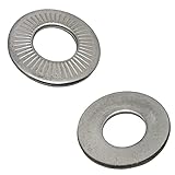 M12 304 Stainless Steel Belleville Spring Disc Washer Steel Anti-Skid Flat Gasket Steel Anti-Loosening...