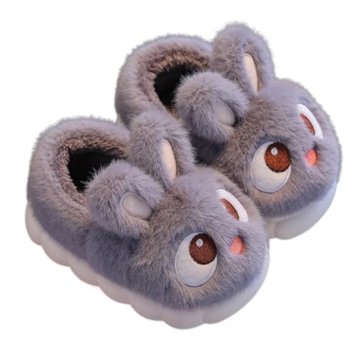 Soft Slippers Plush 3D Bunny Ear Cozy Warm Fuzzy Indoor Shoes for Women Cute Animal Ears House Slippers Non-Slip Winter Home Footwear Comfortable Gift