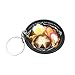 Produktbild CQH Mini Keychain Lebensecht PVC Blume Bowl Nudels Mobiltelefon Tasche Anhänger Anhänger Schlüsselanhänger Jungen Mädchen Nette Spielzeug Geschenk Simulation Chinesischer Lebensmittel