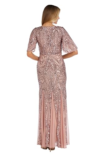 Image of R&M Richards Women's Dusky Bloom Gown