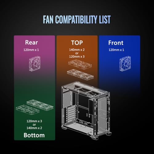 Image of Thermaltake TR300 WS; Preinstalled 6.0 Inch LCD Screen; Wood Trim; Mid Tower; 1x120mm PWM Fan Included; ATX /mATX /mITX Support; 360mm Radiator Support; 410mm GPU Clearance; Black; CA-11M-00M1WN-W1