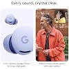 Google Pixel Buds 2a - Wireless Bluetooth Earbuds with Active Noise Cancellation and Transparency Mode - Lightweight, Comfortable Fit - 20-Hour Battery - Water Resistant - Built for Gemini - Hazel