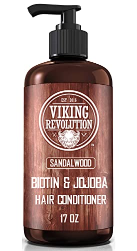 Viking Revolution - Zestaw szamponu i odżywki – 2 x 500 ml – nawilżający i wzmacniający szampon męski – szampon dla mężczyzn i odżywka do włosów z witaminą B5, biotyną i olejkiem jojoba – drzewo