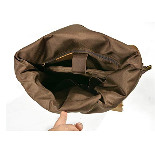 Outdoor Trekking Daypack Vintage Casual Water Resistant Daypacks Backpack Hiking Travel Bookbag for Camping Outdoor Sport,Coffee-30x11x50cm4