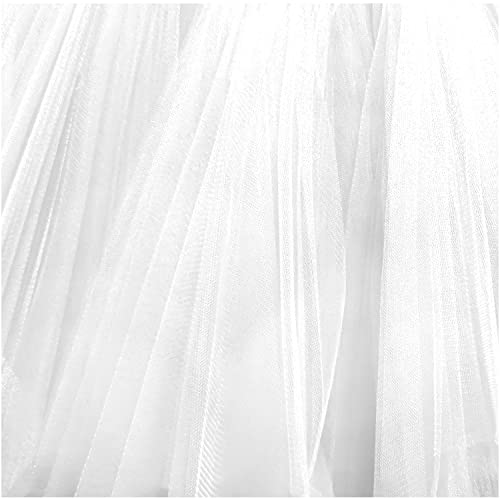 Goobgs Musever 1950S Vintage Ballet Bubble Skirt Tulle Petticoat Puffy Tutu White Small/Medium #TOP1