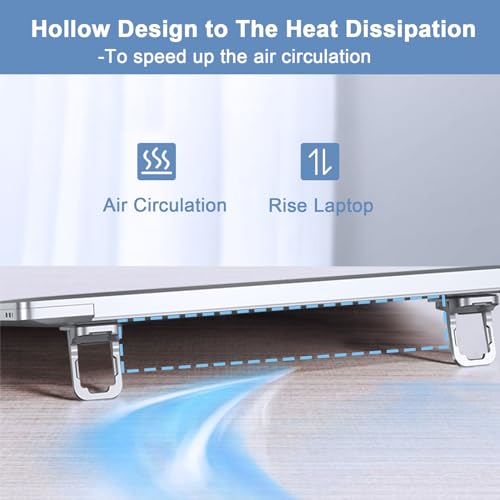 Base portátil ajustable para laptop y teclado zinc alloy miniatura 3
