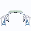 Falttisch Klapptisch Campingtisch Mit Stuhl Leichte Klappbare Campingmöbel Klappbarer Camping Tisch Faltbar Tragbare Reiseausrüstung für Draussen BBQ Strand Angeln Wandern