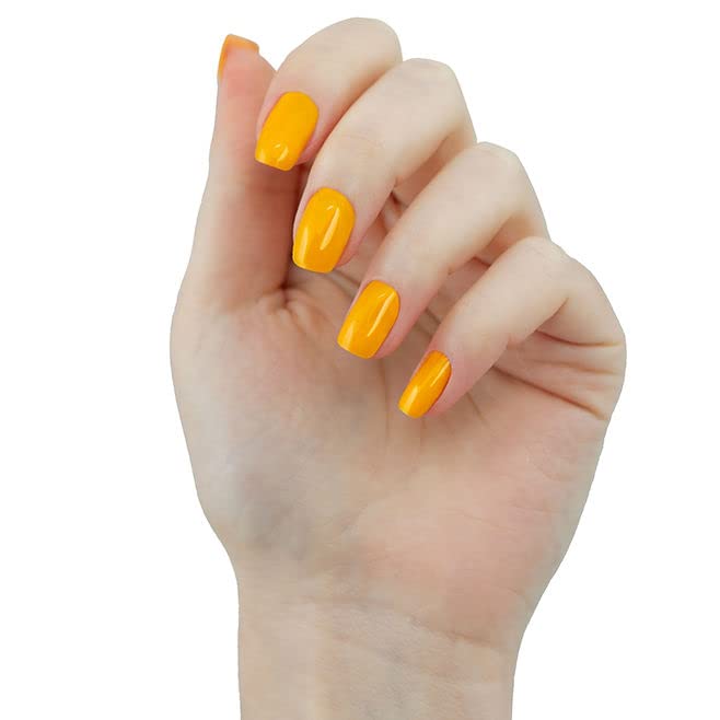 Miniatura 2 de Esmalte de gel amarillo, esmalte de uñas de gel natural con pigmentos orgánicos, esmalte de gel de uñas UV de color amarillo