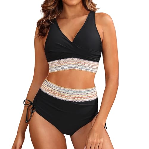 Bikini 2 pièces taille haute pour vos vacances d'été relax en XL