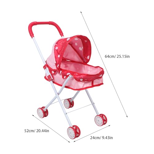 Cochecito de bebé para muñecas estable que evita caídas de niños pequeños 2
