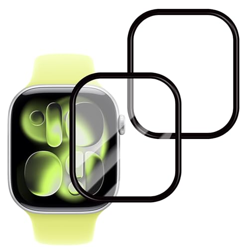 KPNS ���{�f�ސ� Apple Watch series 11�i2025�j42mm �p �����ߗ� �K���X�t�B���� �����K���X �J�o�[ �ȒP�\��t�� �A�b�v���E�H�b�` 10�i2024�j42mm �ی�t�B�����y2���Z�b�g�z