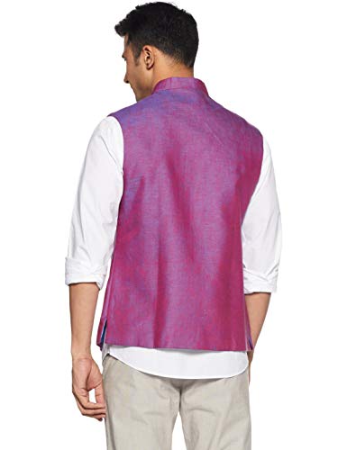 Image of Ethnix by Raymond Men's Jacket (RTUA00082-L8 Dark Pink 104)