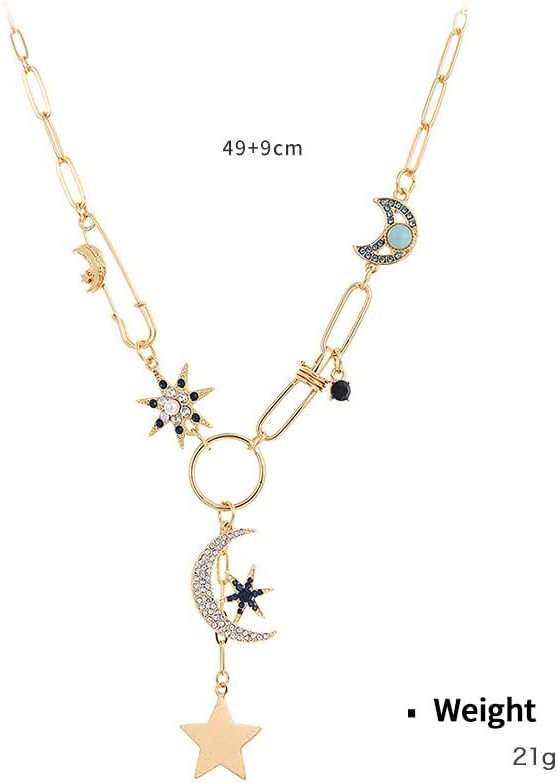 Miniatura 6 de Collar de clip de oro, collar de protección de oro, joyería de mal de ojo para mujeres, collar de ojo nazar de mano Hamsa, collar de ojo de nazar