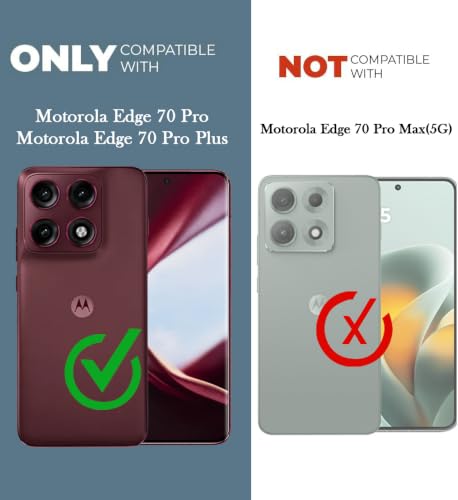 Image of Jkobi Lifetime Anti-Yellow MagSafe Compatible Clear Back Cover Case for Motorola Edge 70 Pro | Motorola Edge 70 Pro Plus (Sleek Hard Crystal | Shockproof and Camera Protection)