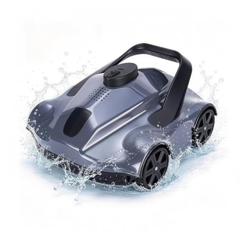 Robot Swimming Pool Cleaner, Pool Vacuum Cordless Robot Cleaner, 130 Minutes Range, Fully Automatic...