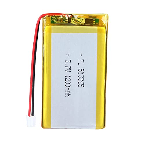 Ydl 3.7V 1200Mah 503365 Lipo Battery Rechargeable Lithium Polymer Ion Battery Pack With Ph2.0Mm Jst Connector #TOP12